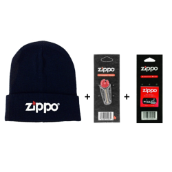 Pack zippo Bonnet Bleu + Pierres et Mêche